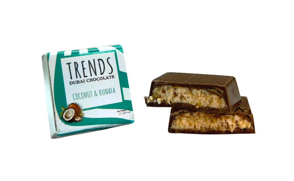 Trends Dubai Chocolate, Coconut & Kunafa - 13g