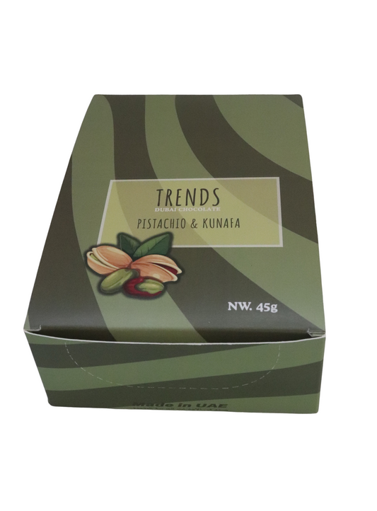 Trends Dubai Chocolate, Pistachio & Kunafa - 45g x 24