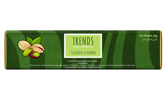 Trends Dubai Chocolate, Pistachio & Kunafa - 45g x 2