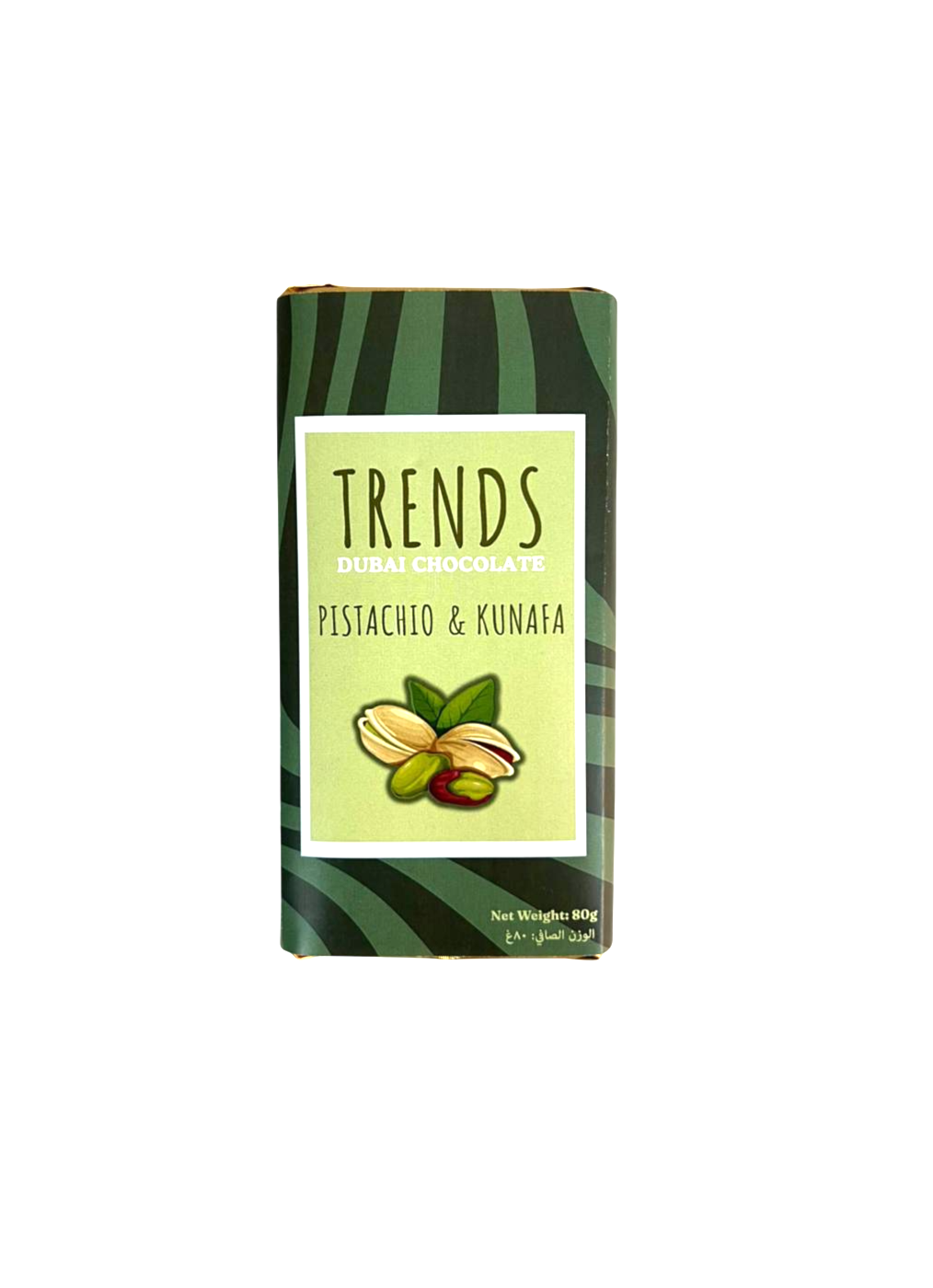 Trends Dubai Chocolate, Pistachio & Kunafa - 80g x 24