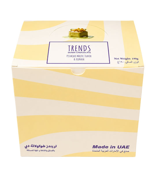 Trends Dubai Chocolate Mastic, Pistachio & Kunafa - 190g x 12