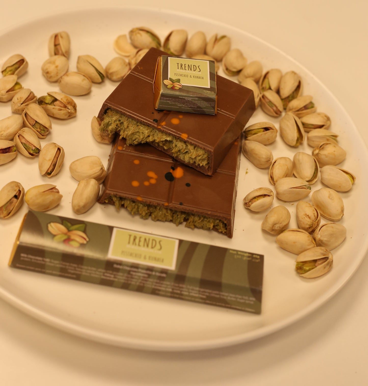 Trends Dubai Chocolate, Pistachio & Kunafa - 190g x 12