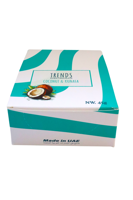 Trends Dubai Chocolate, Coconut & Kunafa - 45g x 24