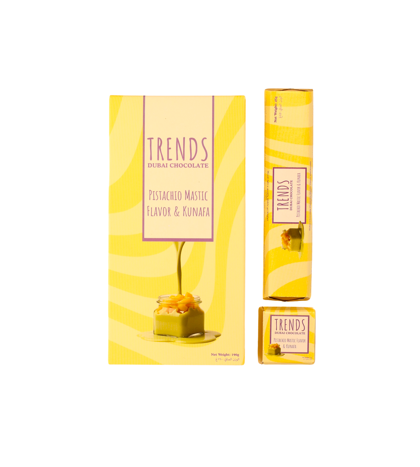 Trends Dubai Chocolate Mastic, Pistachio & Kunafa - 190g