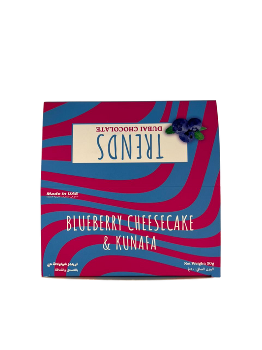 Trends Dubai Chocolate, Blueberry Cheesecake & Kunafa - 50g