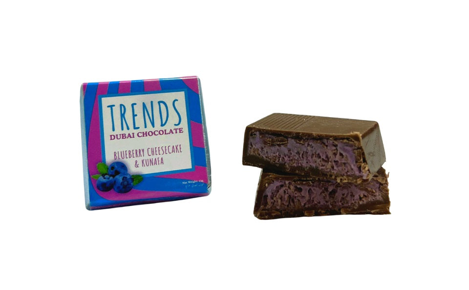 Trends Dubai Chocolate, Blueberry Cheesecake & Kunafa - 13g