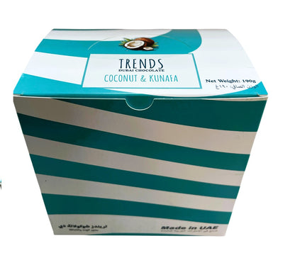 Trends Dubai Chocolate, Coconut & Kunafa - 190g x 12