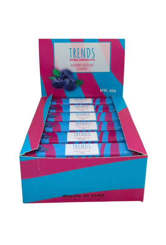 Trends Dubai Chocolate, Blueberry Cheesecake & Kunafa - 45g x 24