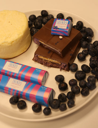 Trends Dubai Chocolate, Blueberry Cheesecake & Kunafa - 45g