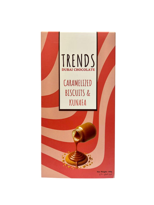 Trends Dubai Chocolate, Caramelized Biscuit & Kunafa - 190g