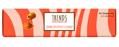 Trends Dubai Chocolate, Caramelized Biscuit & Kunafa - 45g x 2