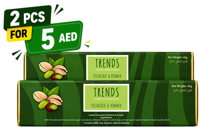 Trends Dubai Chocolate, Pistachio & Kunafa - 45g x 2