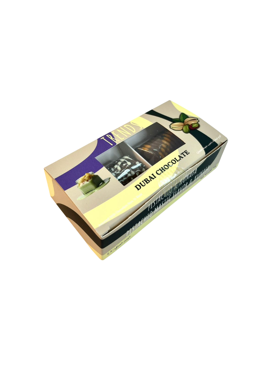 Trends Dubai Chocolate, Pistachio Kunafa & Mastic Pistachio Kunafa - 80g (2x40g)