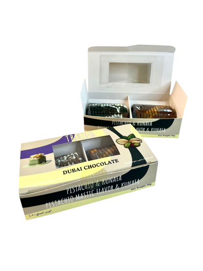 Trends Dubai Chocolate, Pistachio Kunafa & Mastic Pistachio Kunafa - 80g (2x40g)
