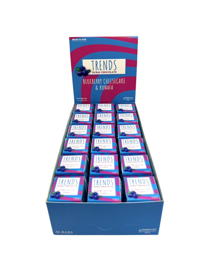 Trends Dubai Chocolate, Blueberry Cheesecake & Kunafa - 20g x 36