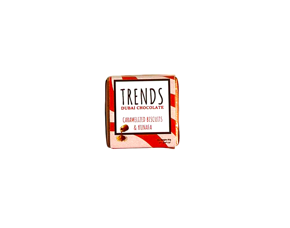 Trends Dubai Chocolate, Caramelized Biscuits & Kunafa - 20g