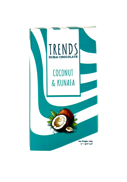 Trends Dubai Chocolate, Coconut & Kunafa - 100g