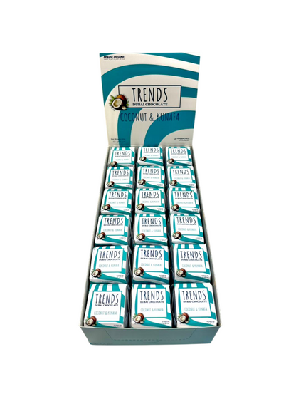 Trends Dubai Chocolate, Coconut & Kunafa - 20g x 36