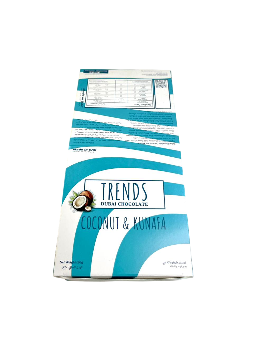 Trends Dubai Chocolate, Coconut & Kunafa - 20g x 36