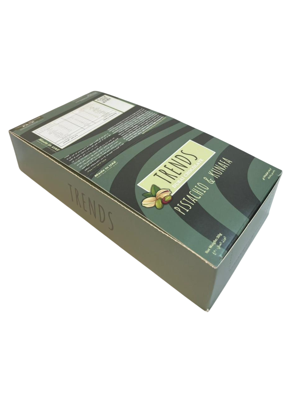 Trends Dubai Chocolate, Pistachio & Kunafa - 20g x 36