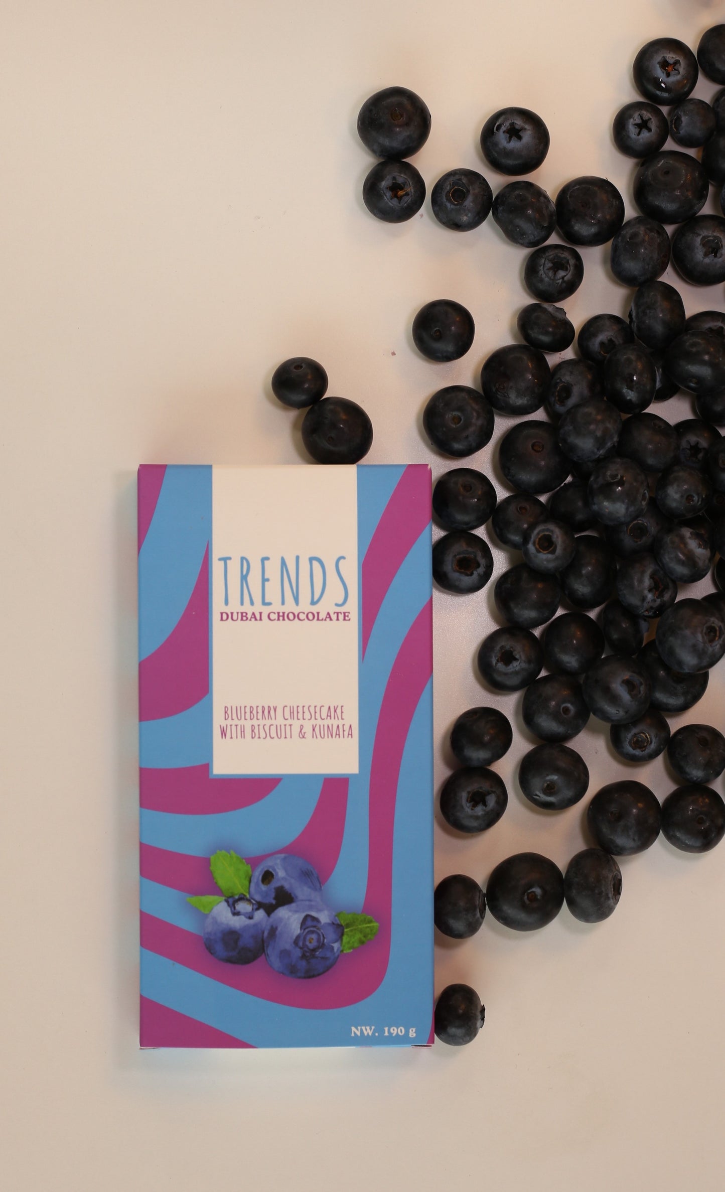 Trends Dubai Chocolate, Assorted Flavours - 190g (Pack of 5)