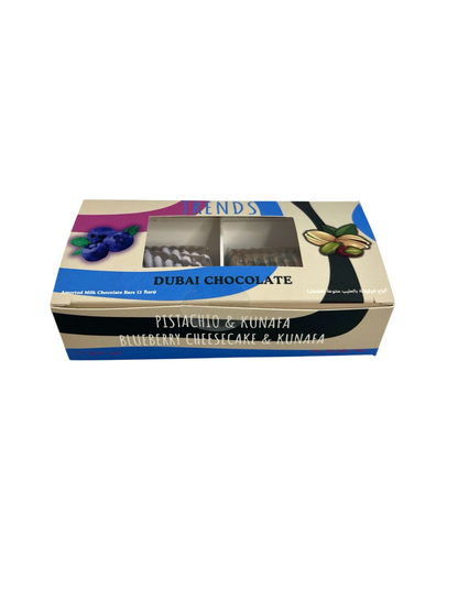 Trends Dubai Chocolate, Pistachio Kunafa & Blueberry Cheesecake Kunafa - 80g (2x40g)