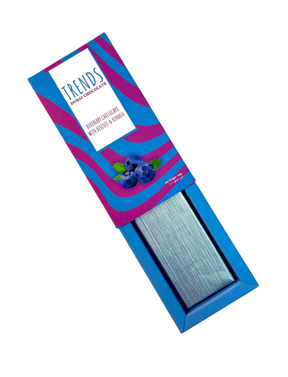 Trends Dubai Chocolate, Blueberry Cheesecake & Kunafa - 100g