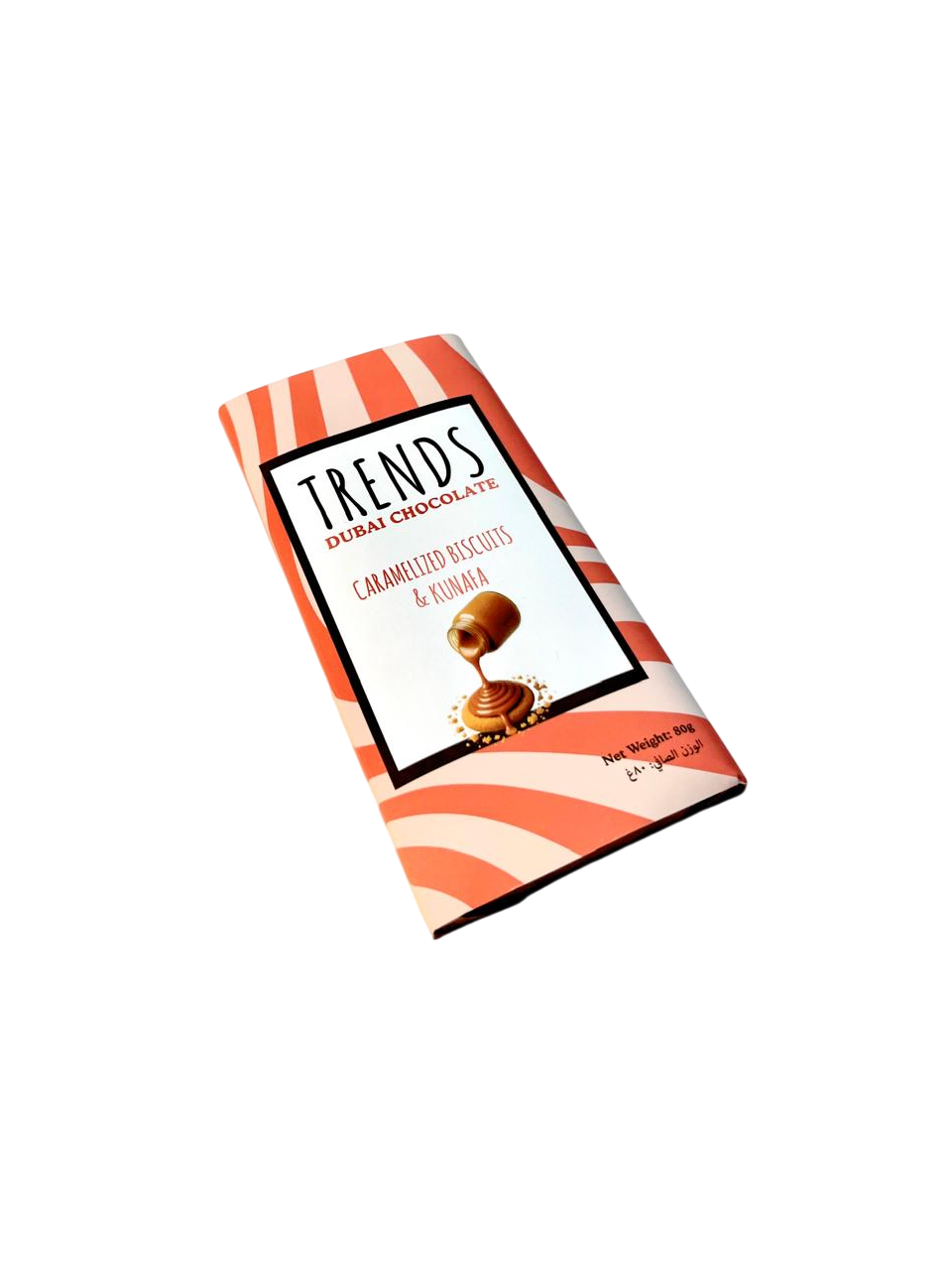Trends Dubai Chocolate, Caramelized Biscuits & Kunafa - 80g