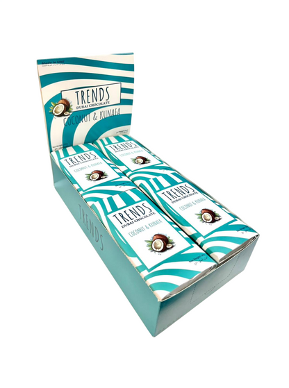 Trends Dubai Chocolate, Coconut & Kunafa - 80g x 24