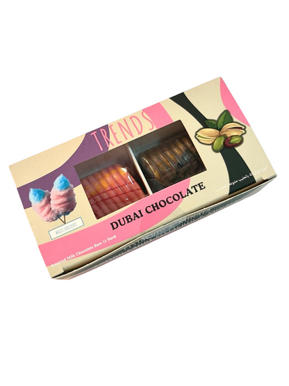 Trends Dubai Chocolate, Pistachio Kunafa & Cotton Candy Pistachio Kunafa - 80g (2x40g)
