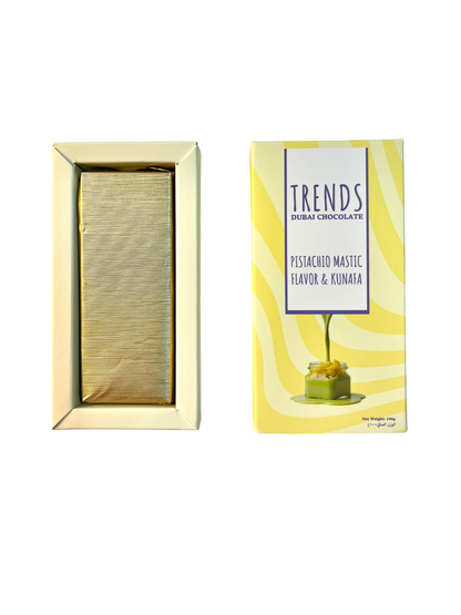 Trends Dubai Chocolate, Mastic Pistachio & Kunafa - 100g