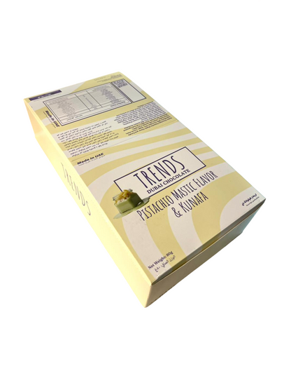 Trends Dubai Chocolate, Mastic Pistachio & Kunafa - 80g x 24