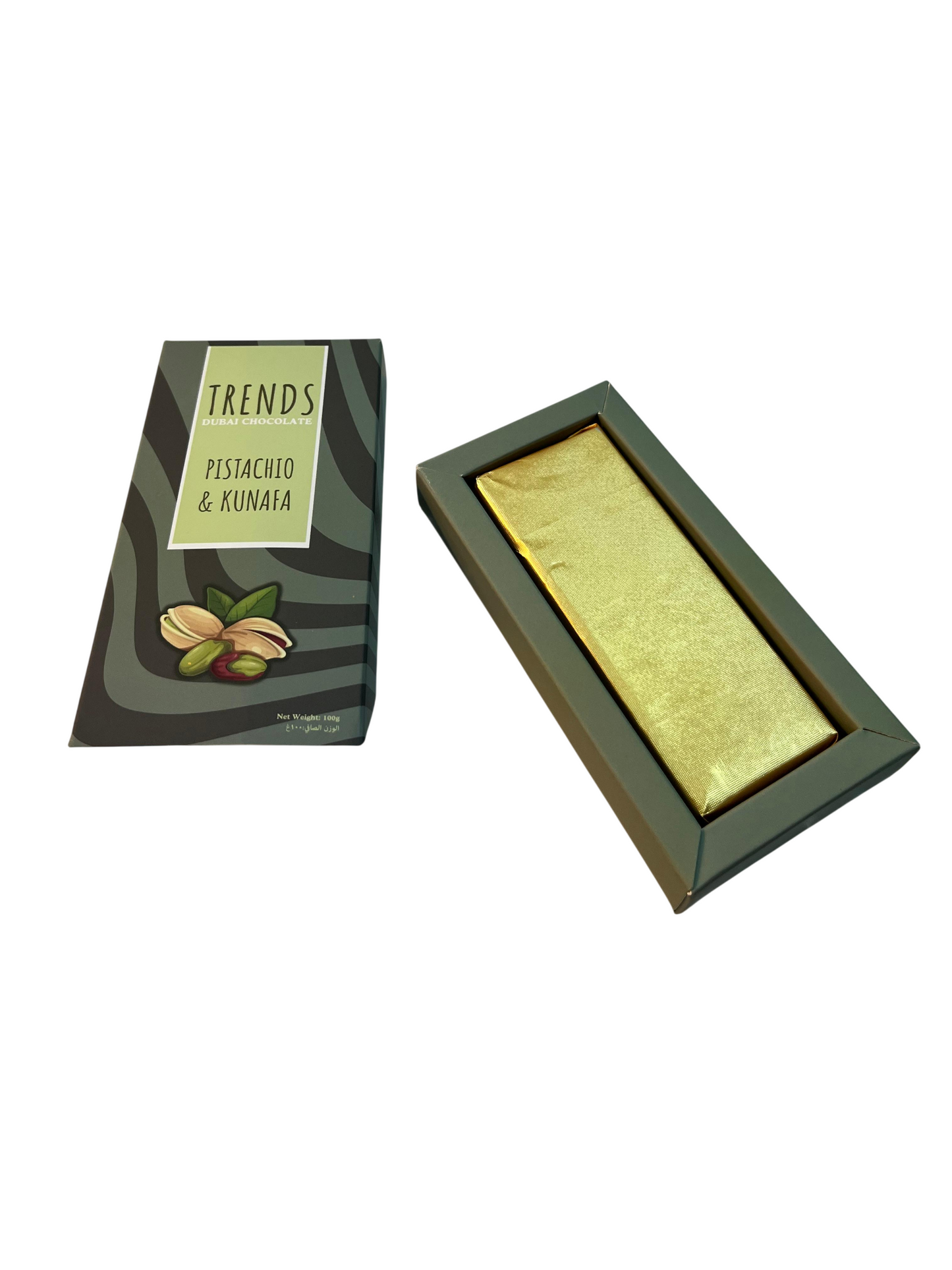Trends Dubai Chocolate, Pistachio & Kunafa - 100g
