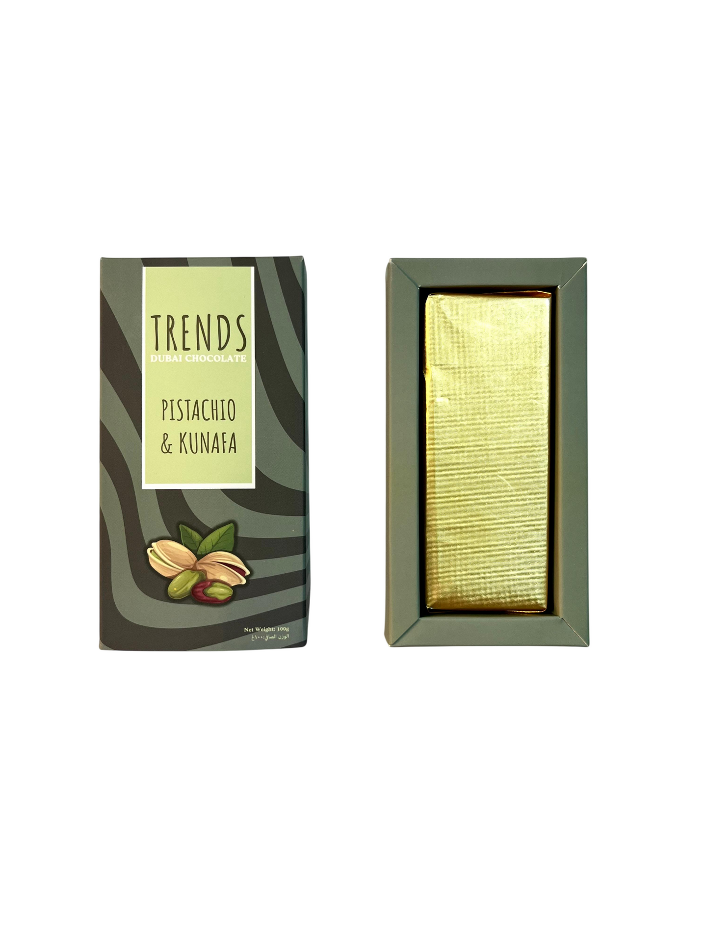 Trends Dubai Chocolate, Pistachio & Kunafa - 100g