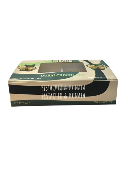 Trends Dubai Chocolate, Pistachio Kunafa & Pistachio Kunafa - 80g (2x40g)