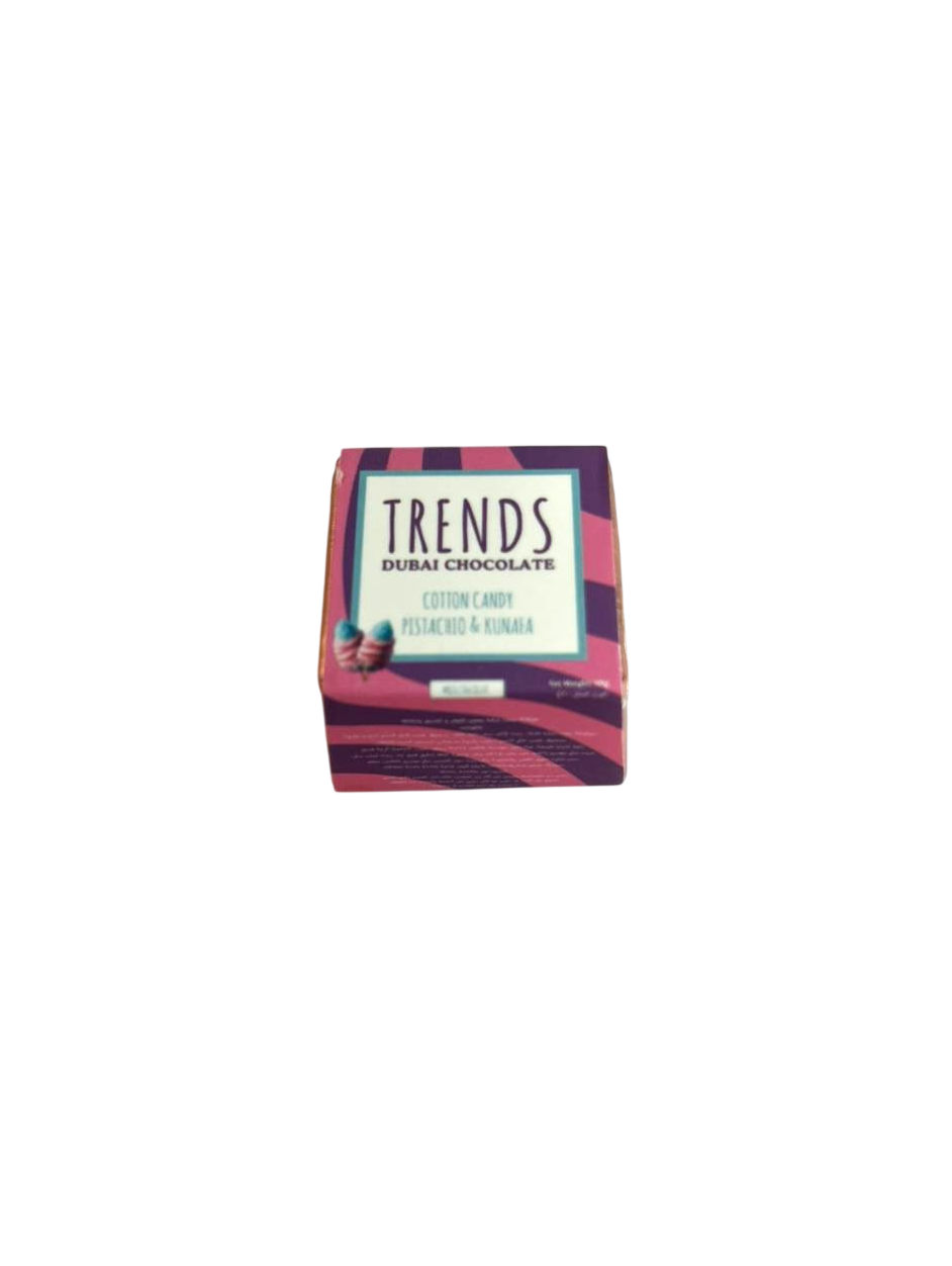 Trends Dubai Chocolate, Cotton Candy Pistachio & Kunafa - 20g