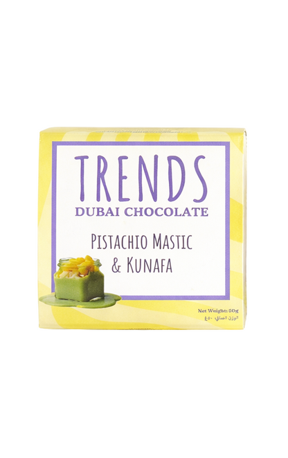 Trends Dubai Chocolate, Mastic Pistachio & Kunafa - 50g