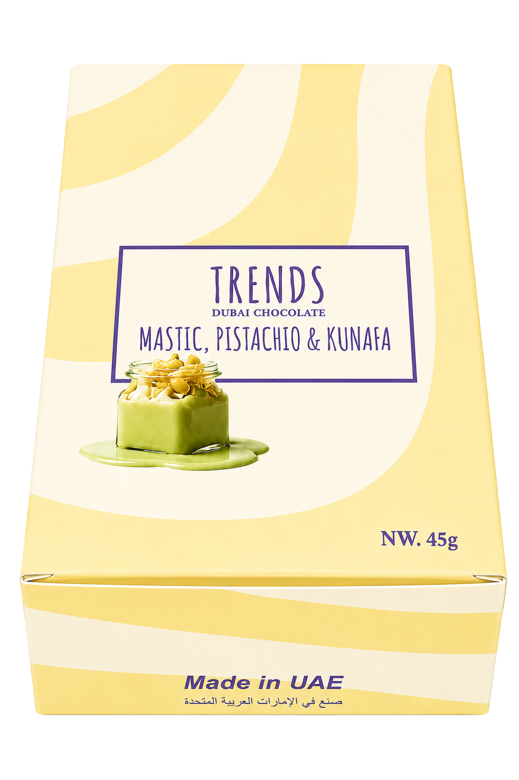 Trends Dubai Chocolate Mastic, Pistachio & Kunafa - 45g x 24