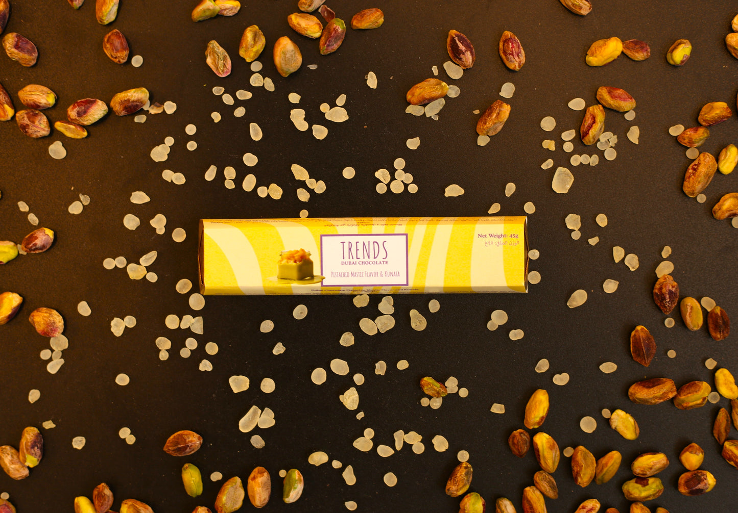 Trends Dubai Chocolate Mastic, Pistachio & Kunafa - 45g x 24