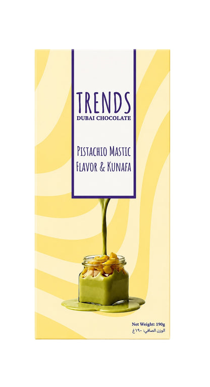 Trends Dubai Chocolate Mastic, Pistachio & Kunafa - 190g