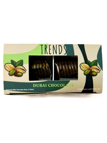 Trends Dubai Chocolate, Pistachio Kunafa & Pistachio Kunafa - 80g (2x40g)