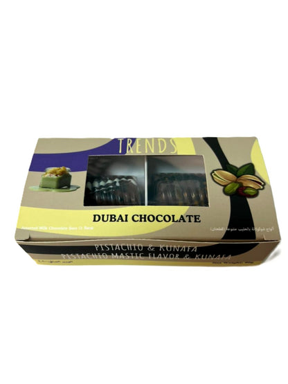 Trends Dubai Chocolate, Pistachio Kunafa & Mastic Pistachio Kunafa - 80g (2x40g)