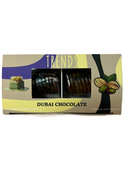 Trends Dubai Chocolate, Pistachio Kunafa & Mastic Pistachio Kunafa - 80g (2x40g)