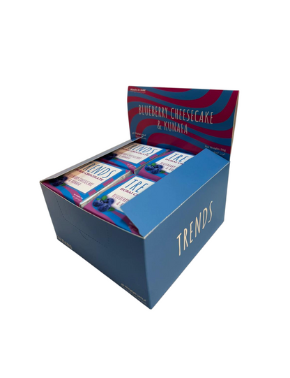 Trends Dubai Chocolate, Blueberry Cheesecake & Kunafa - 50g x 24