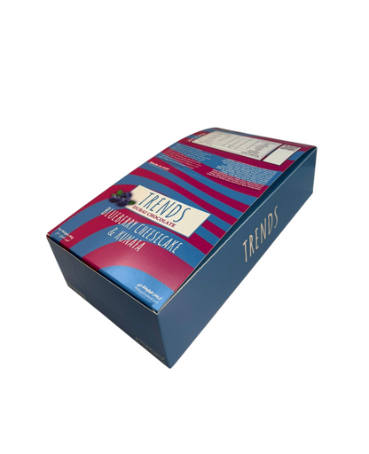 Trends Dubai Chocolate, Blueberry Cheesecake & Kunafa - 80g x 24