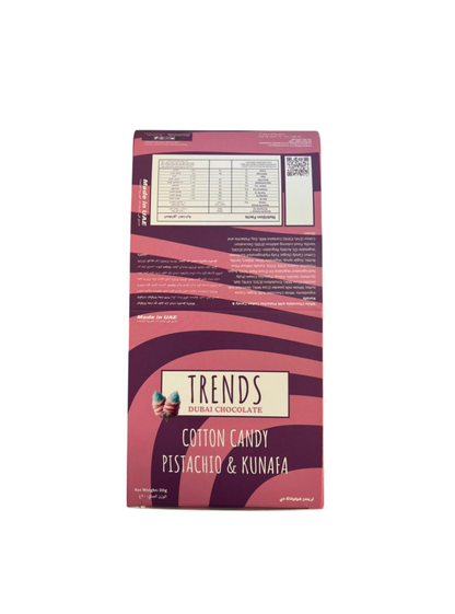 Trends Dubai Chocolate, Cotton Candy Pistachio & Kunafa - 20g x 36