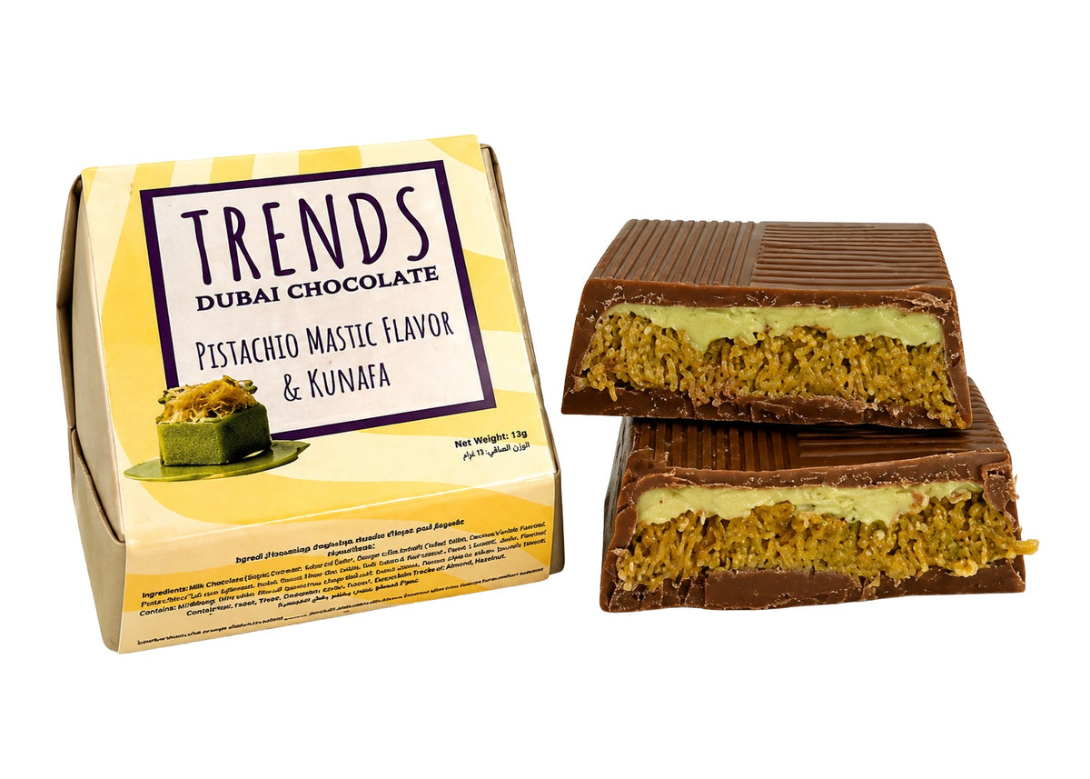 Trends Dubai Chocolate Mastic, Pistachio & Kunafa - 13g