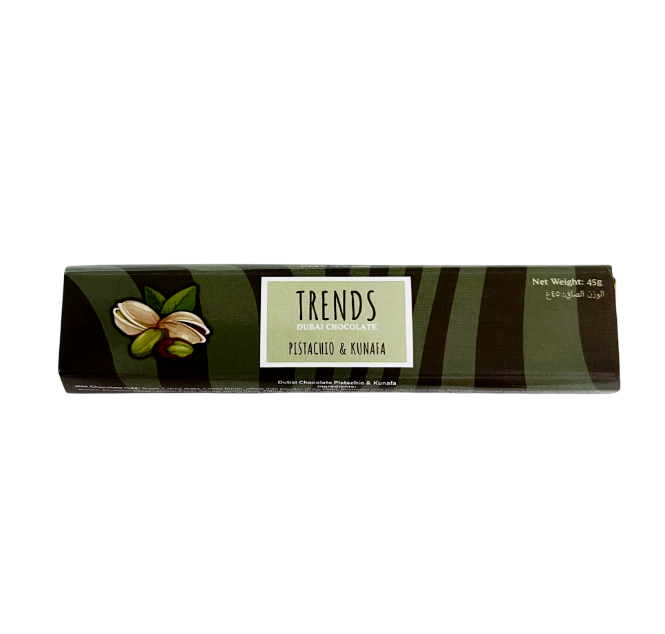 Trends Dubai Chocolate, Pistachio & Kunafa - 45g x 24