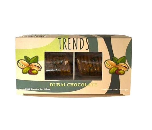Trends Dubai Chocolate, Pistachio Kunafa & Pistachio Kunafa - 80g (2x40g)