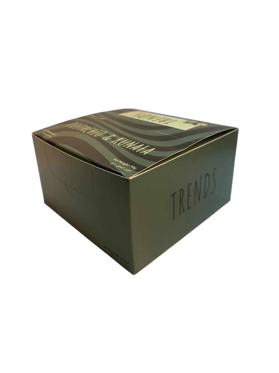 Trends Dubai Chocolate, Pistachio & Kunafa - 50g x 24